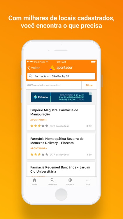 Apontador Busca Local