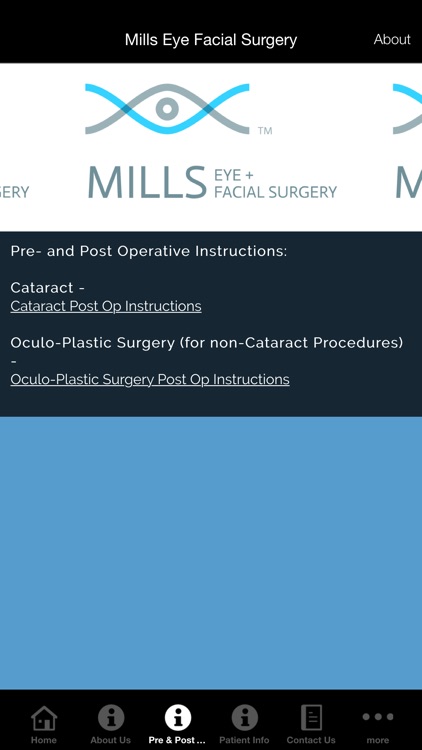 Mills Eye Facial Surgery