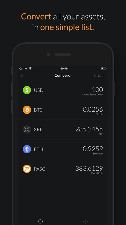 Coinvero - Currency Converter