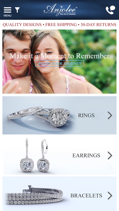 Anjolee iPhone screenshot 1 - Shopping app