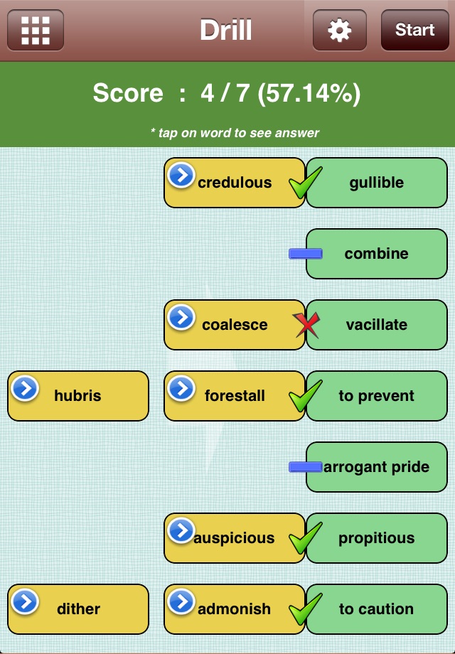 MCAT Vocabulary Lite screenshot 4