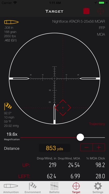SBC - Ballistic calculator