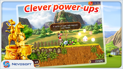 Supercow: funny farm arcade platformer Lite screenshot 3