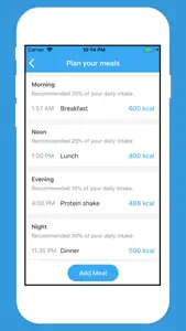 Calories Planner screenshot #3 for iPhone