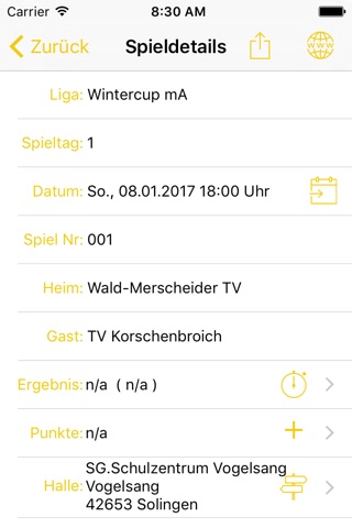 HSG WMTV Solingen - Die Turnierapp screenshot 3