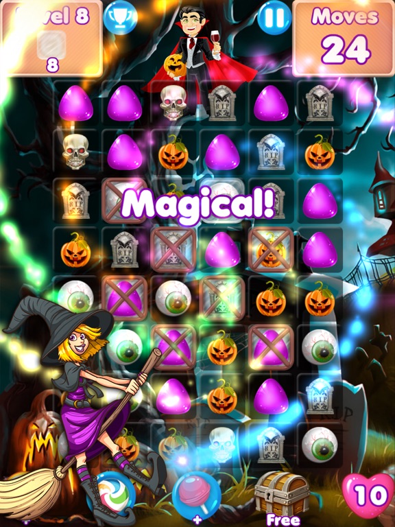 Screenshot #5 pour Halloween Treats & Candy Moves