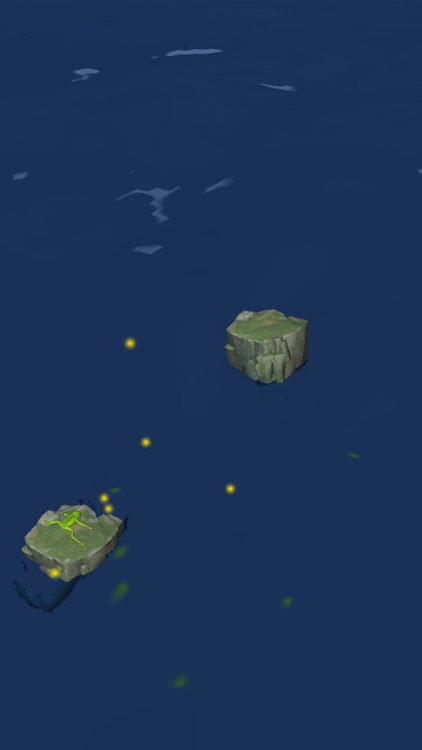 ちょうどジャンプクロス川