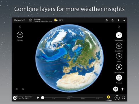 Скриншот из MeteoEarth