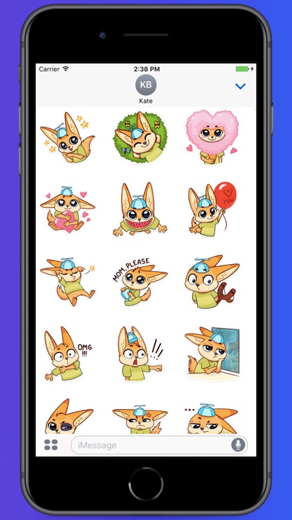 Cutie Fennec Stickers