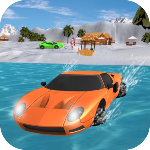 Water Surfer Floating Car icon