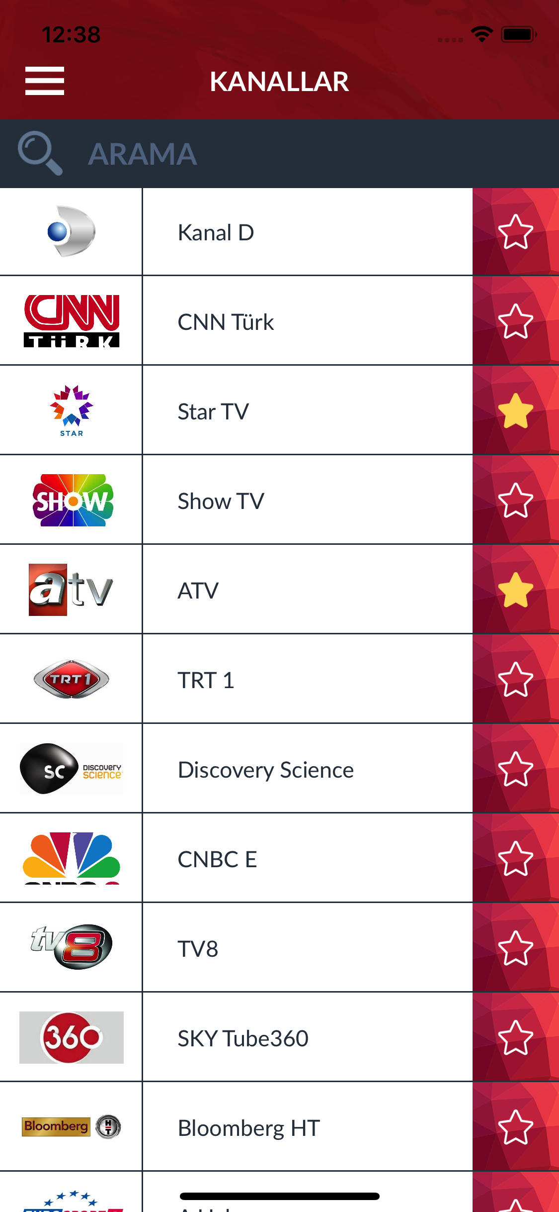 Yayın Akışı TV Türkiye (TR)