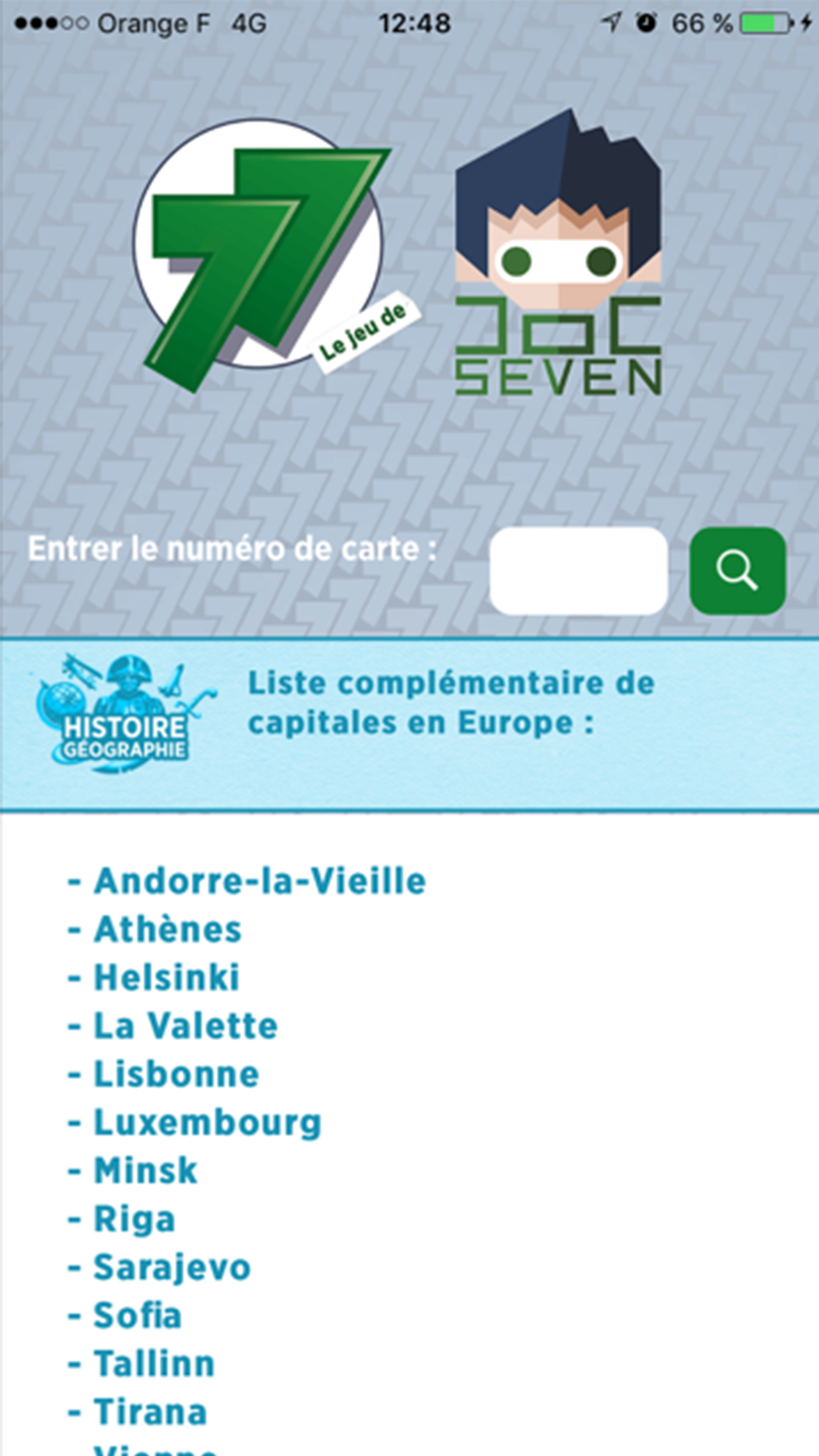 77 - Le jeu de Doc Seven