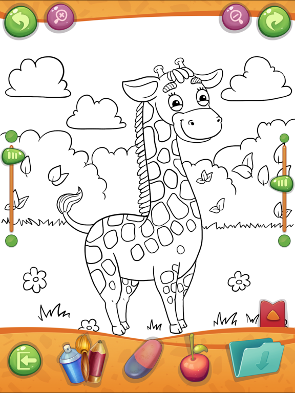 Animals Coloring Book for Creative Kids iPad screenshot 2 - Entertainment app