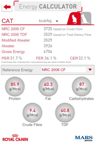 Energy Calculator (Cat & Dog)のおすすめ画像4