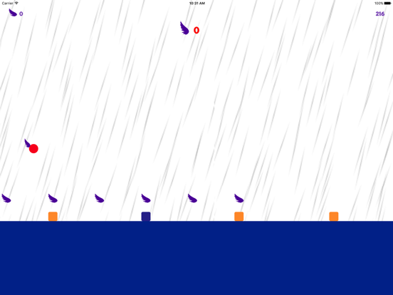 Screenshot #6 pour Flying Ball - Collect wings to fly over the blocks