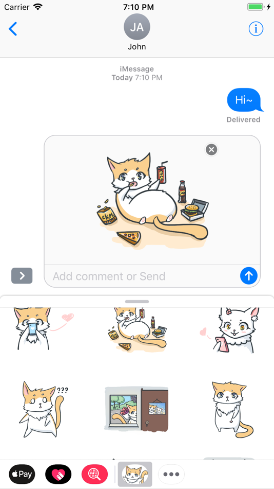 Jet Cat Sticker Pack - 1.0.0 - (iOS)