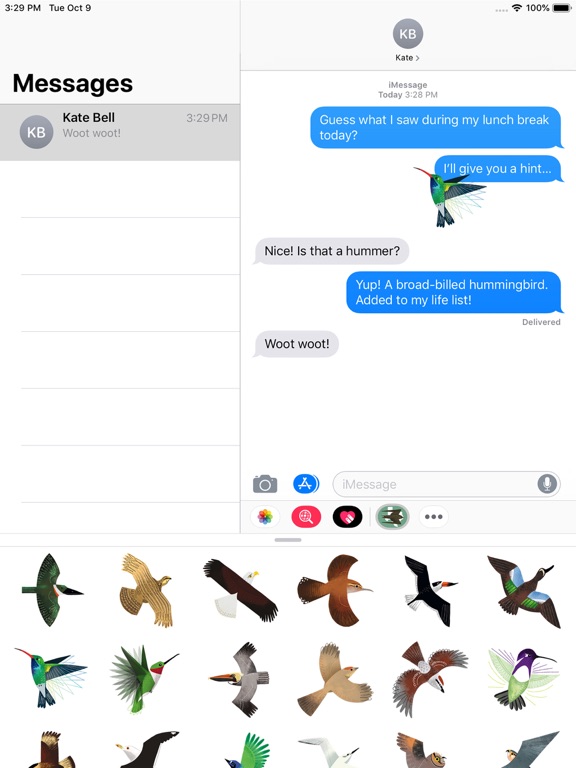 Screenshot #5 pour Texas Birds Sticker Pack