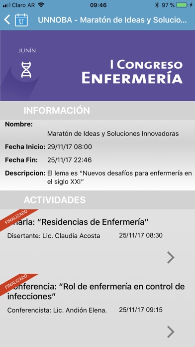 Unnoba Eventos screenshot 3