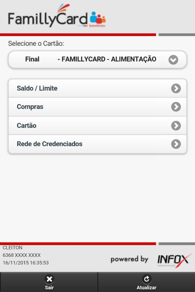 Familly Card screenshot 2