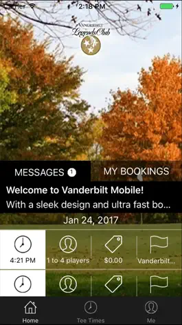 Game screenshot Vanderbilt Legends Tee Times mod apk
