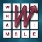 Whamble is a multiplayer word search game where you compete with online players to find words in a letter grid