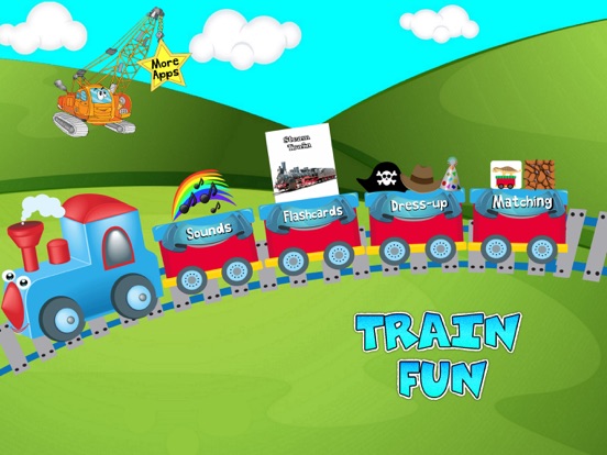 Train spelletjes voor kinderen iPad app afbeelding 1