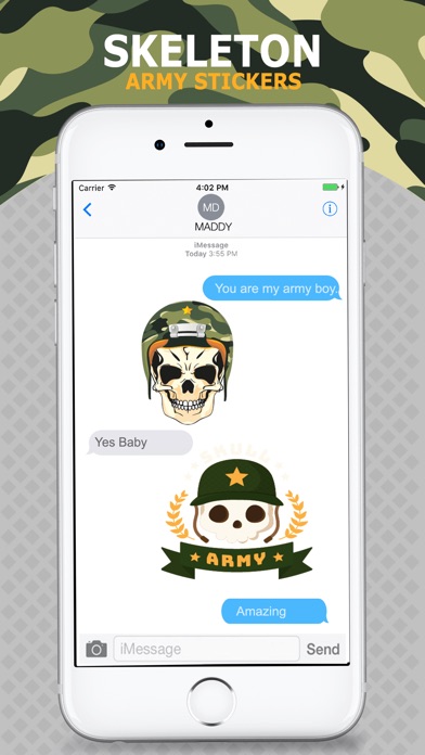 Skeleton Army Stickers screenshot 4