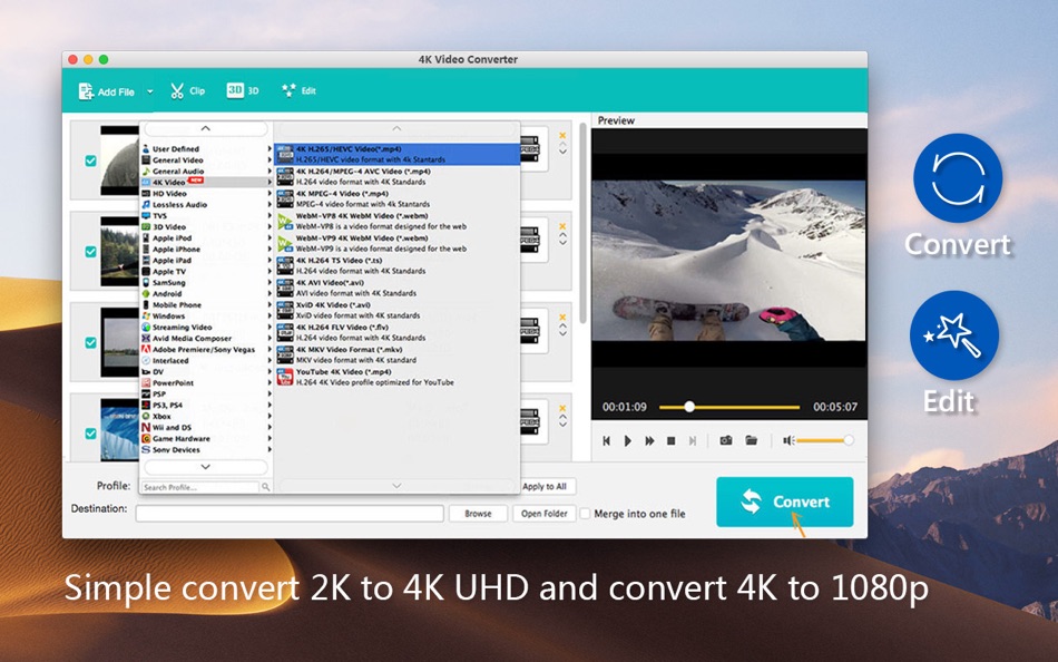 4K Video Converter - 2K to 4K - 5.2.11 - (macOS)