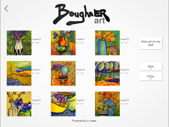 Boughner Art iPad screenshot 5 - Lifestyle app