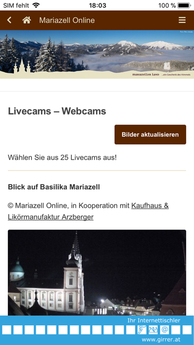 Mariazell Online Screenshot