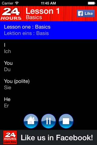 In 24 Hours Learn German screenshot 3