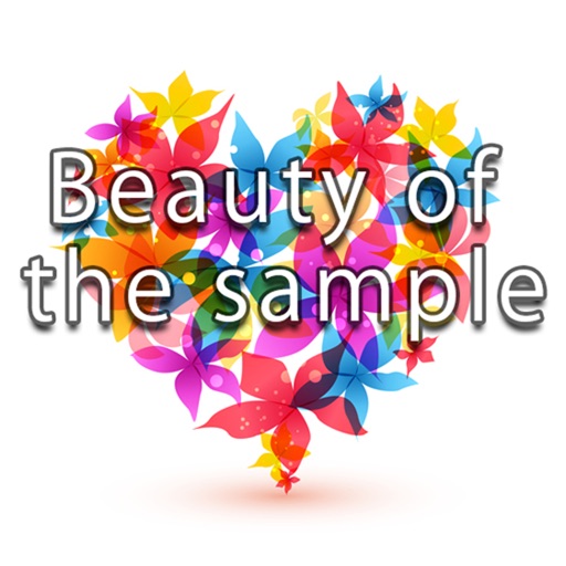 Beauty of the sample