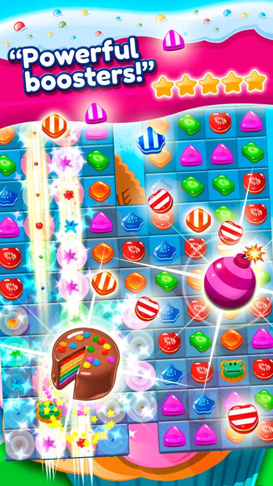 #3. Muffin Factory Match 3: Move and Connect Cakes (iOS) 由: One Up Games Studio