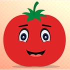 Gifions emocional do tomate, e icon