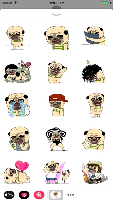 MafiaPugDog Animated Stickers screenshot 2