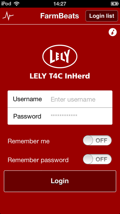 Screenshot #1 pour Lely T4C InHerd - FarmBeats