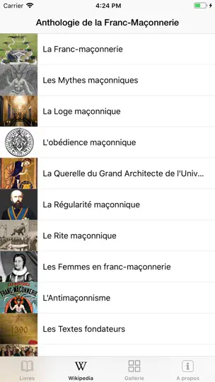 Capture d'écran de Franc-Maçonnerie (Anthologie) sur iPhone 1