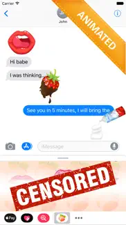 animated dirty emojis stickers iPhone Captures Décran 1