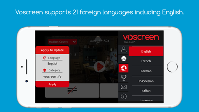 Voscreen - Learn English Screenshot