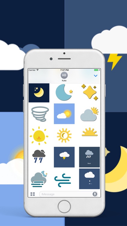 Animated Weather Stickers