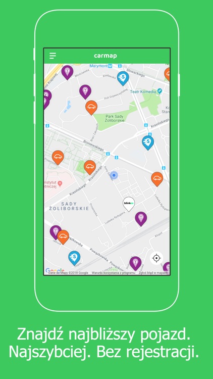 Carmap - carsharing agregator