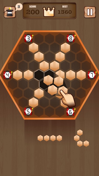 Wooden 100 Block - Hexa Puzzle Logic Mania