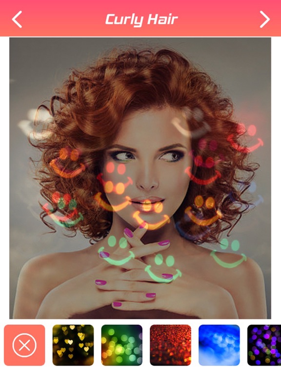 Screenshot #6 pour Curly Hair Style Photo Editor