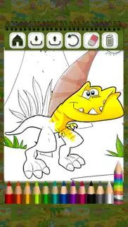 dinosaurs - coloring book iphone screenshot 4