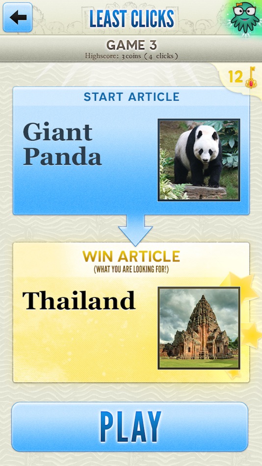 #3. The Wiki Game! (iOS) 由: Hey Good Game, Inc.