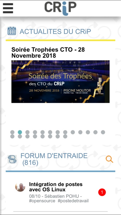 CRIP - Réseau social