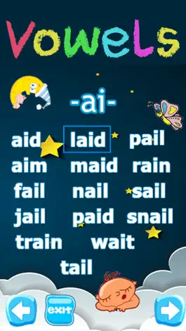 Game screenshot Short and Long Vowels English mod apk