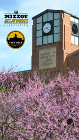 Mizzou Alumni Association screenshot