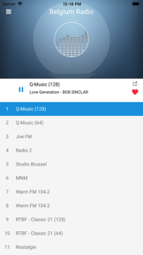 Belgium Radio Station: Belgian screenshot