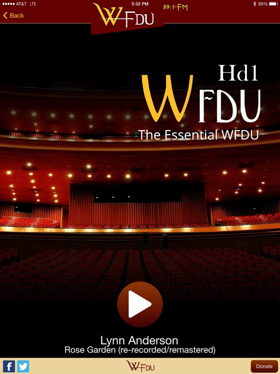 WFDU Radio iPad screenshot 2 - Music app
